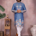 Vanya Heritage Embroidered & Printed Kurta Pajama Set
